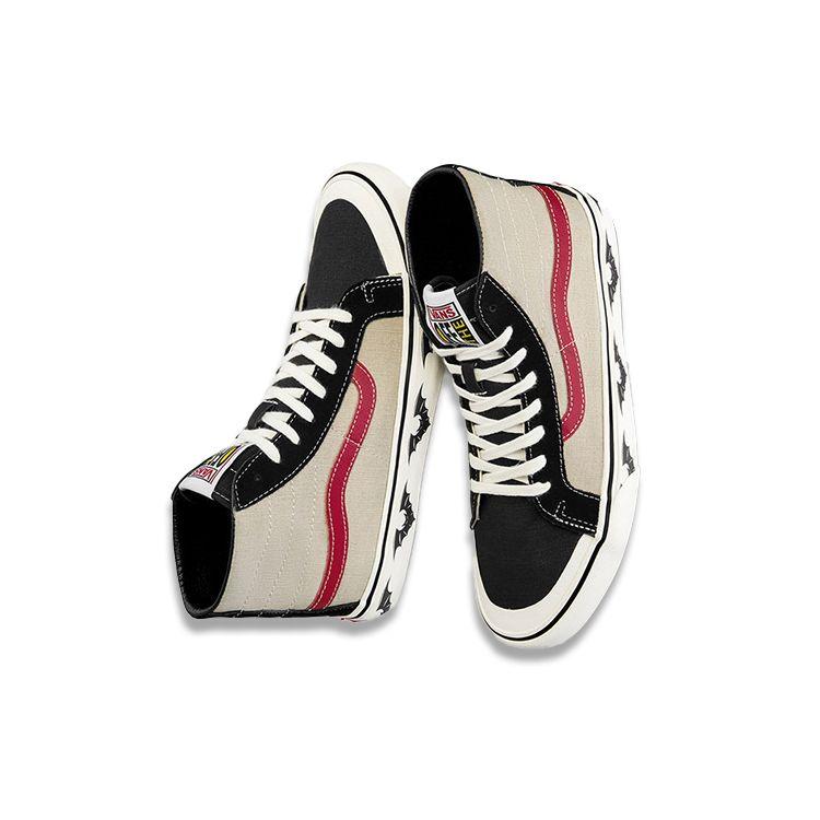 Vans Sk8 138 Decon Sf Canvas Casual Shock Absorbing Durable Lightweight High Top Skate Shoes Unisex Sneakers Gray Black VN0A3MV12U4