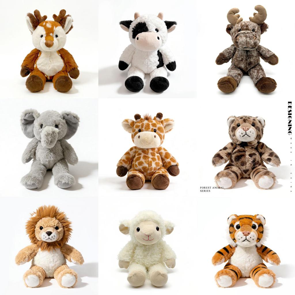 Plush Tiger Toy Animal Collection Gift For Kids And Adults