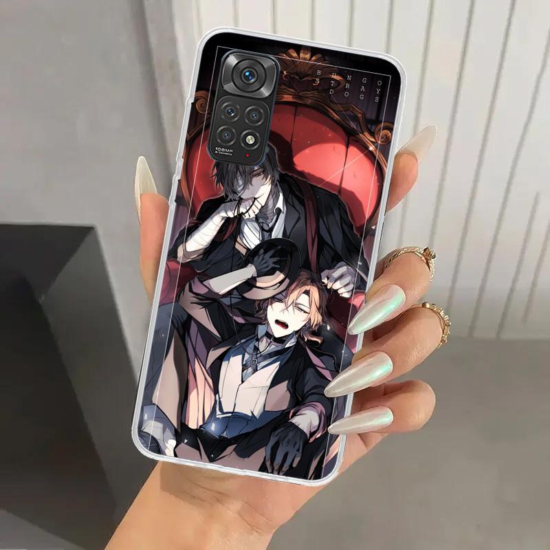 

Чехол для телефона Bungo Stray Dogs Double Black для Xiaomi Redmi Note 15 14 14S 13 12S 12 Pro 11S 11 Plus 11T 11E 10S Мягкий чехол с принтом Redmi Note 15 Pro 5G