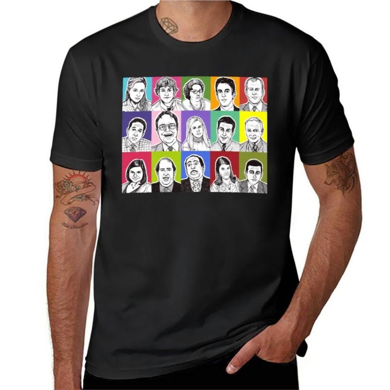 The Office T-Shirt übergroßes T-Shirt Übergrößen T-Shirts Kurzes T-Shirt Kurzarm Unisex Grafik-T-Shirts