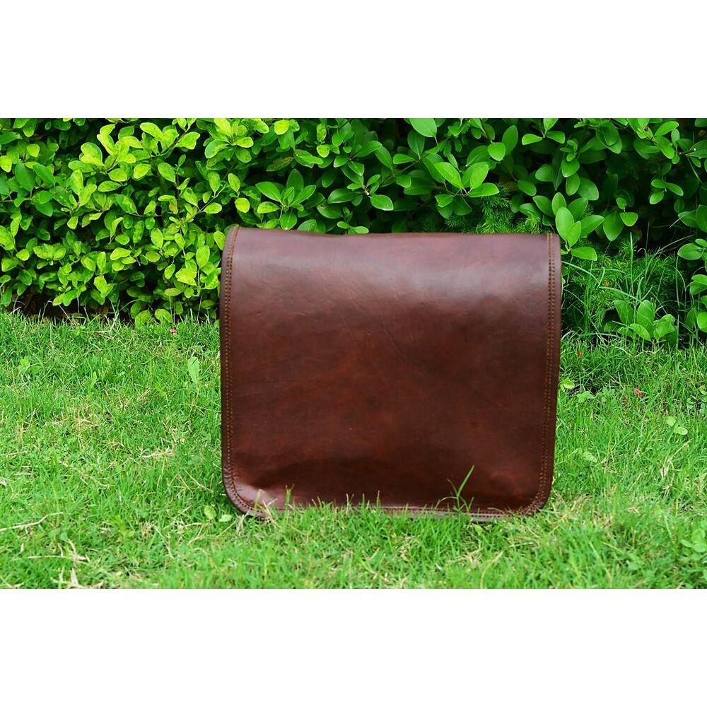 Винтажная сумка через плечо из натуральной кожи из натуральной козьей кожи размером 11 — фото 2