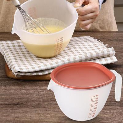 Baking Measuring Cup Kitchen Mixing Bowl 1L with Scale, Beating Egg Liquid for