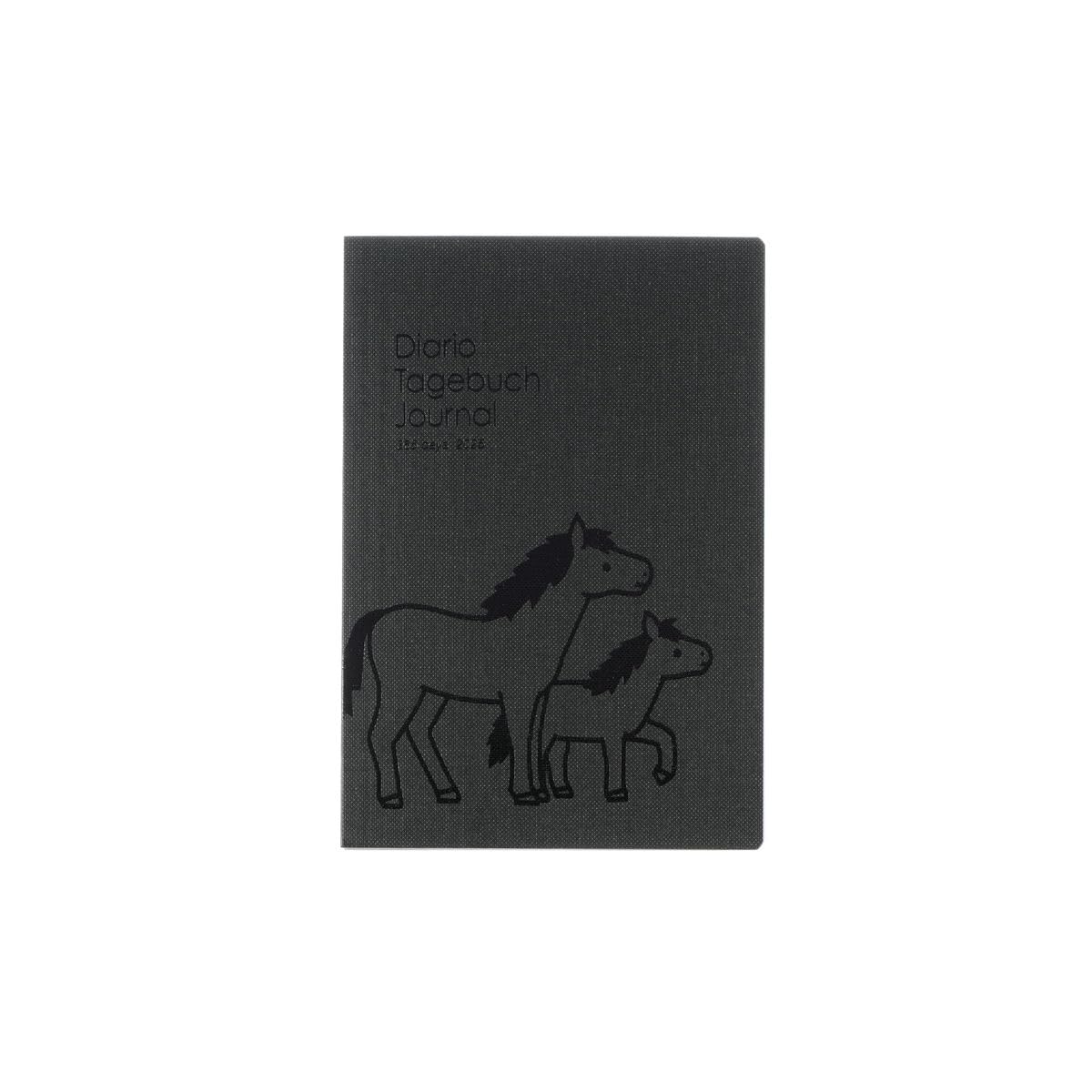 

DELFONICS Planner 2026 January Start A6 Pony black чорний