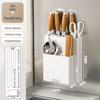 Wall-Mounted Magnetic Kitchen Storage Rack & Knife Holder Set