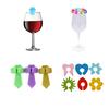 Mini Circle Wine Glass Marker Cup Identification Ring Recognizer Label Marker Party Accessories