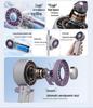 Portable Handheld Fan with Umbrella Clip – Mini Folding, Energy-Saving Cooling for Students Outdoors