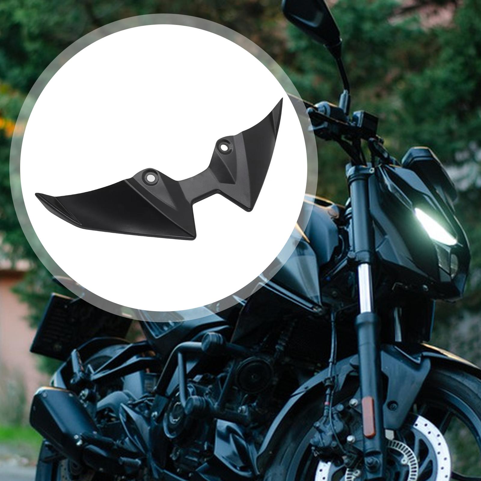 

Motorbike Flat Spoiler Aerodynamic Fairing Winglet Deflector Plastic Upgrade Part for Z900 Kawasaki 2 чёрный