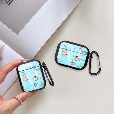 Buntstift Niedlich Shinchan Kopfhörerhüllen Hülle für Airpods 4 1 Pro 2 Pro2 3 Pro3