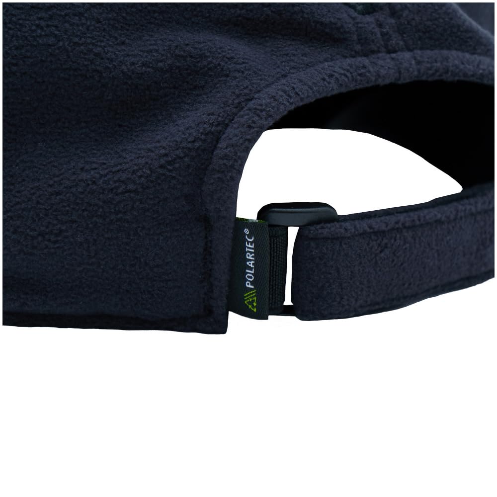 Mizuno Polartec Micro Cap Fleece Recycled Parisian B2JWA501 Hat, Polyester, Outdoor, Blue,