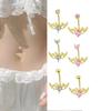 Crystals Star Dangled Belly Button Rings Stainless Steel Dainsty Zircon Navel Ring Belly Piercing Body Jewelries