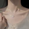 Collier Pendentif Papillon Double Couche Femmes Chaîne Délicate Minimaliste Chic Bijou Cadeau