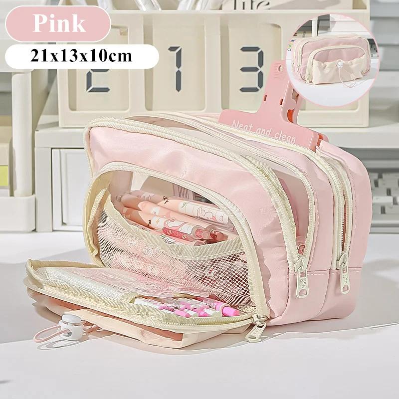 Большая вместимость 5 слоев пеналов Kawaii Pencil Pouch Симпатичный держатель для ручек Box для студентов Back To School Канцелярские принадлежности