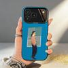 1-1pc S-Singer Michael Jackson Phone Case For iPhone17,16,15,14,13,12,11,Pro,MAX White Matte Shockproof Cover