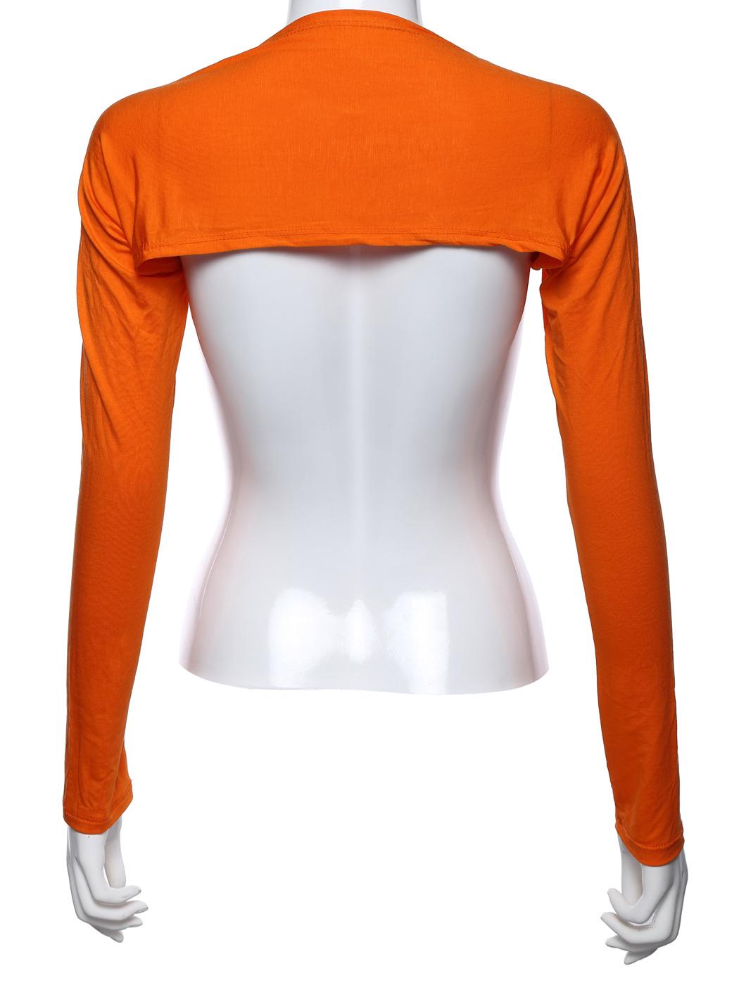 

Женская шаль однотонная с рукавами реглан - Модальная ткань OM401 оранжевый