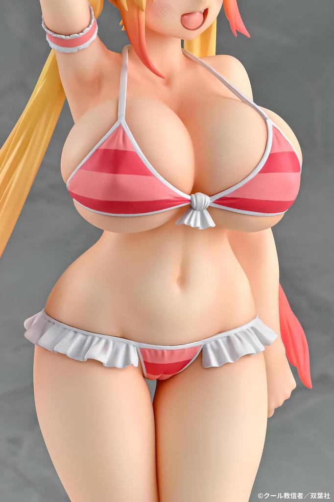 Miss Dragon Maid Tohru Bikini Style Scale PVC Complete Figure Q-six Kobayashi's 1/7 Pre-painted