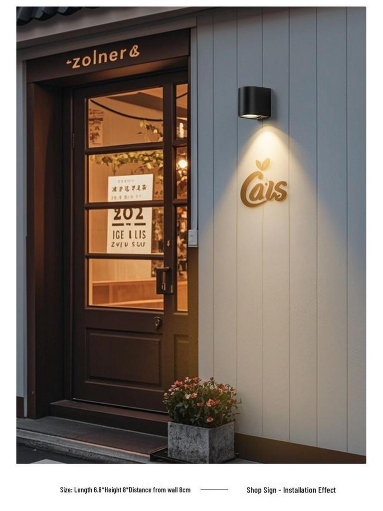 Creative Waterproof Wall Lamp for Living Rooms, Bedrooms, Hallways, and Staircases