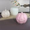 Halloween Pumpkin Silicone Candle Mold 3D Evil Skeleton Crafts Resin Plaster Soap Making DIY Chocolate Ice Cube Baking Tools