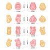 Easter Cookie Cutters Set, 8 Pcs Cookie Cutter With Plunger Stamps, 3D Cookie Stamps For Easter Biscuit Snacks Cheese Baking