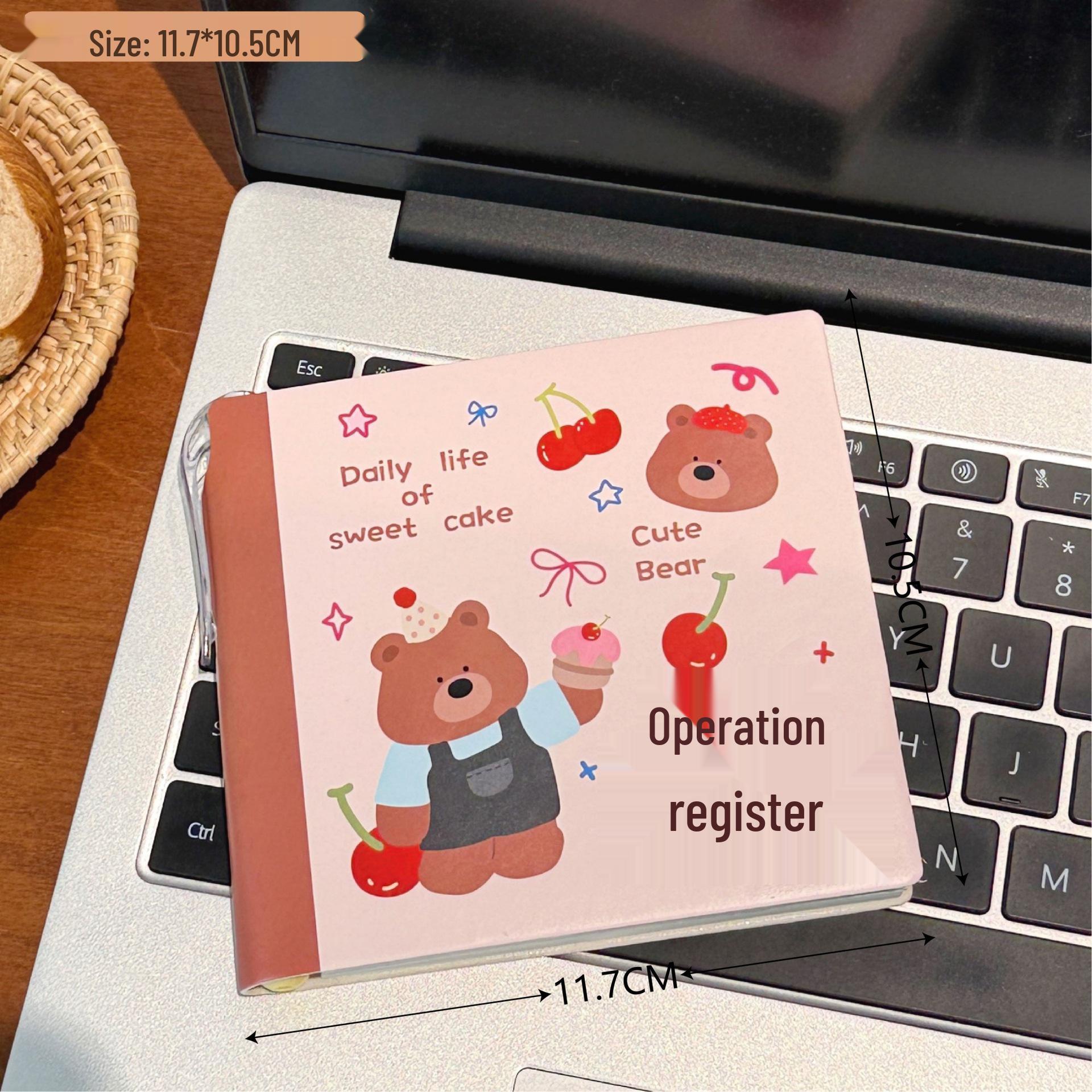 High-Value Family Homework Notebook with Built-in Pen Holder for Primary Students
