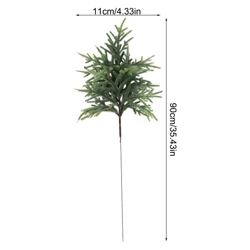 Christmas Pine Branches Artificial Greenery Picks With Led Light Pre Lit Pines Stems Home Decor For Outdoor Indoor Porches