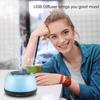 Wood Grain Ultrasonic Aroma Diffuser Lamp, 300ml Humidifier for Bedroom/Desktop