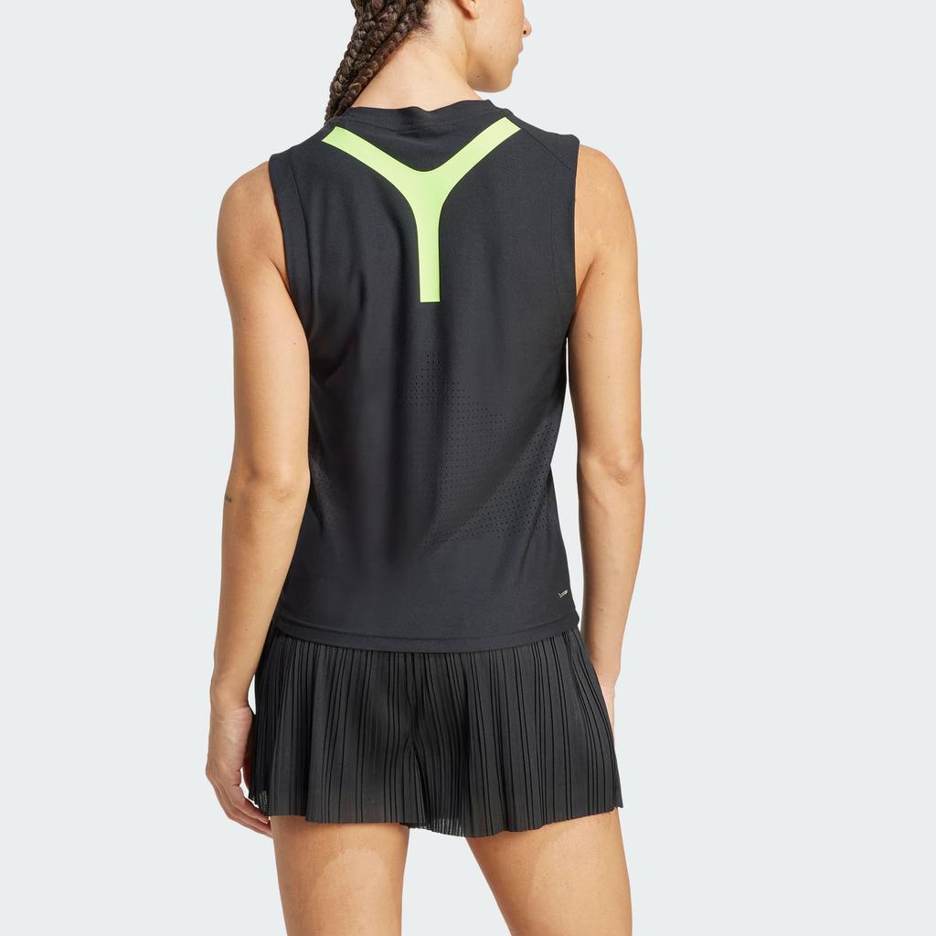 Adidas Womens Tennis Series Logo Casual Quick-Dry Sleeveless Top Women tops Black JN6902
