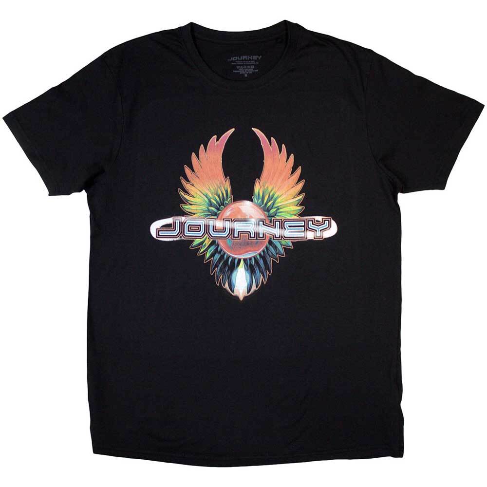 Journey Tie-Dye Wings T-Shirt Black New XXL