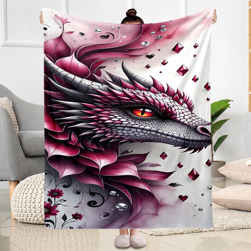 Gothic Style Blanket Durable Comfort Great for Couch Office Picnics All-Season Use Warmthful Decor Ideal Gift for Friends Family Couples Picnic