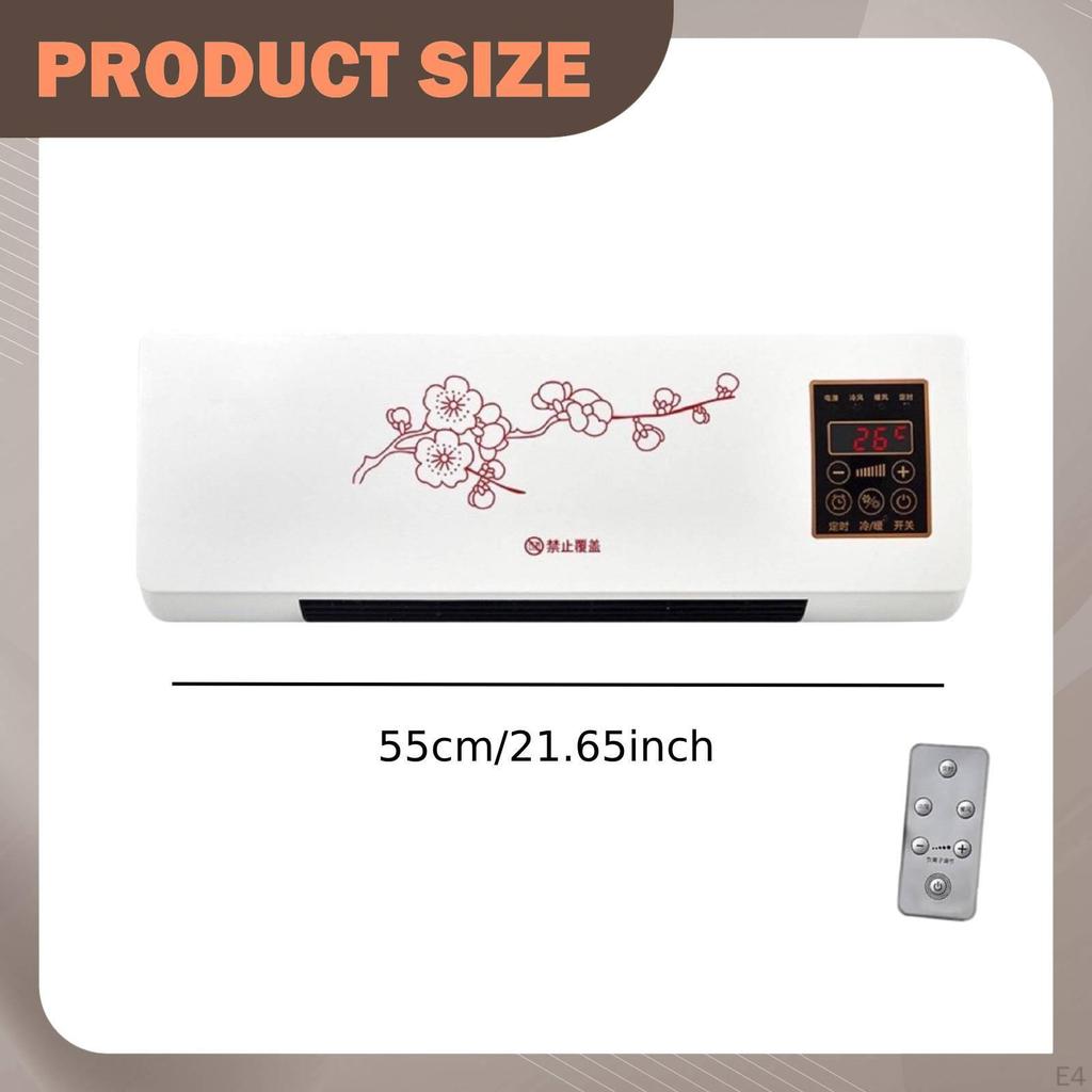 Small Split Air Conditioner Heater Timer Heat Pump for Office Apartment Dorm Without Flower