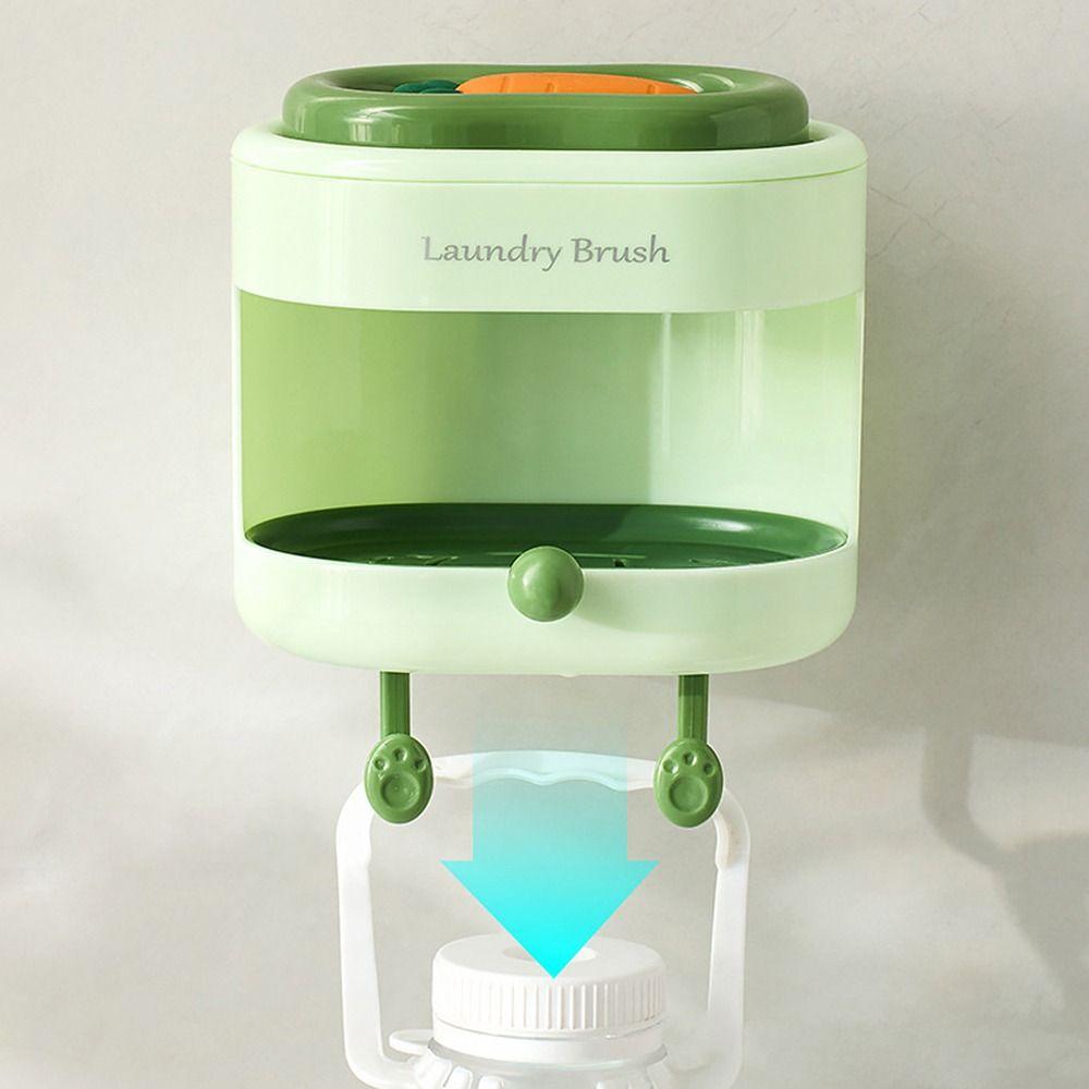 Wall Mount Soap Box with Soft Brush Carrot Double-sided Cleansing Brushes  Kitchen