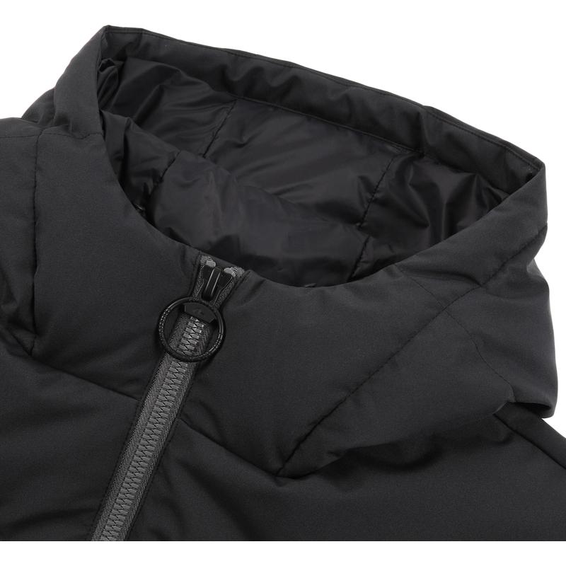 EVISU Down Jackets Men's Black Hooded Moderate Down Jacket 2EAGNM3NJ1967XXPL