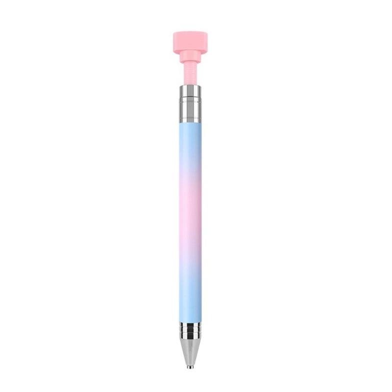 Rotating Nail Art Pen For Glitter Rhinestones With Gradient Wax Tip Perfect For Professional And DIY Manicure