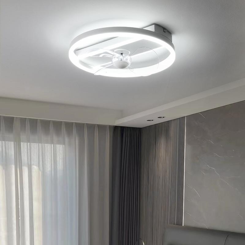 Full Spectrum Fan Light New Ultra-Thin Eye-Care Bedroom With Fan Ceiling Intelligent Cross-Border Lighting