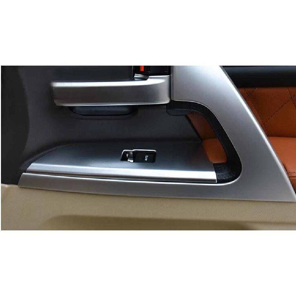 ABS Car Interior Door Handle Cover Trim Door Bowl Stickers Decoration for Toyota Land Cruiser LC200 2016 - Accessories