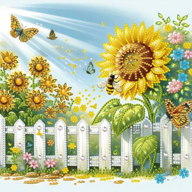 Diamond Painting, Special-Shaped Diamond Painting, Handmade Sticker Material Package 30 * 30 Diamond Sticker Diy Decorative Painting Cross-Border