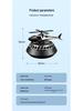 Solar-Powered Rotating Car Air Freshener - Helicopter & Airplane Aromatic Ornament for Car Interior Decoration