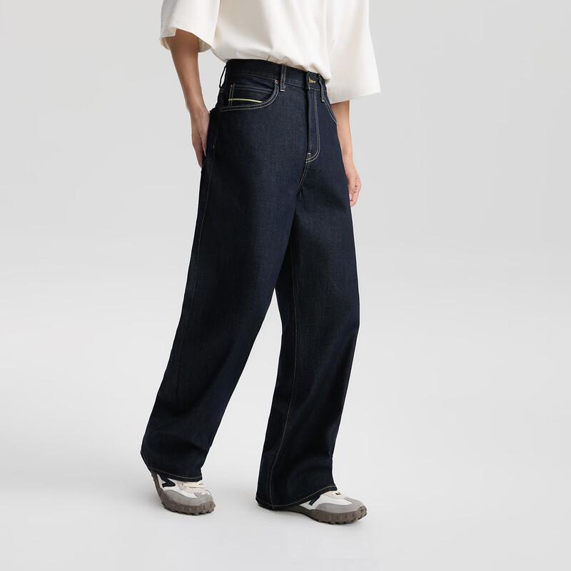 Lee Men's 2025 A/W Straight-Fit Washed Denim Jeans