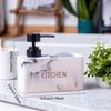 Soap Dispensing Sponge Holder White Efficient Kitchen Professional Portable Countertop Bathroom