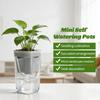 Automatic Self-Watering Flower Pot, Translucent Plastic Planter with Drainage Holes, For Succulents & Cuttings, Home Gardening Decor