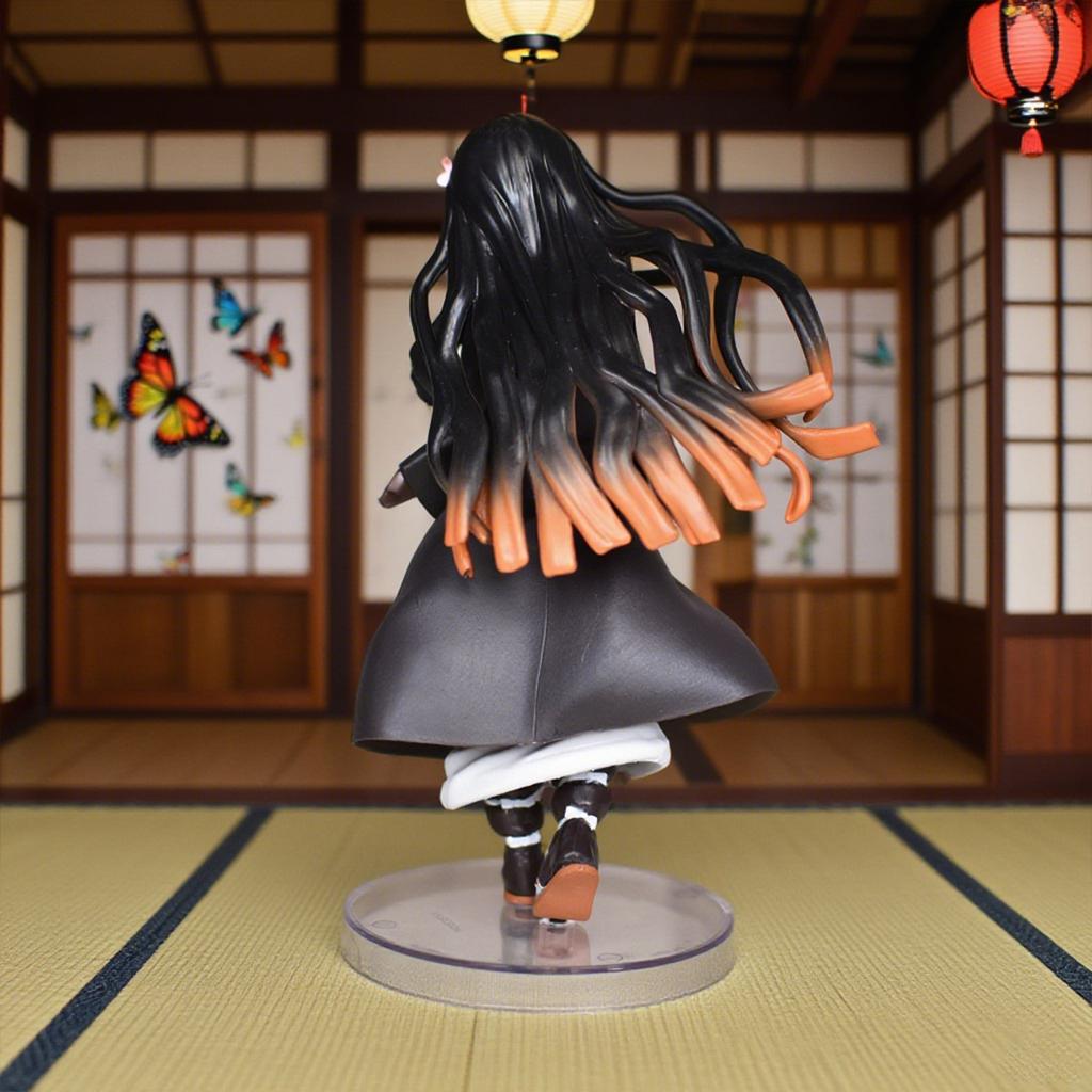19cm/7.5in Anime Demon Slayer Figure Nezuko Figure Collection Statue Model Toy Gift