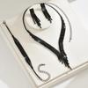 Elegantes Glitzerndes Fransen-Halsketten-, Ohrring-, Armband-, Ring-Set, Modisches Braut-Schmuckset