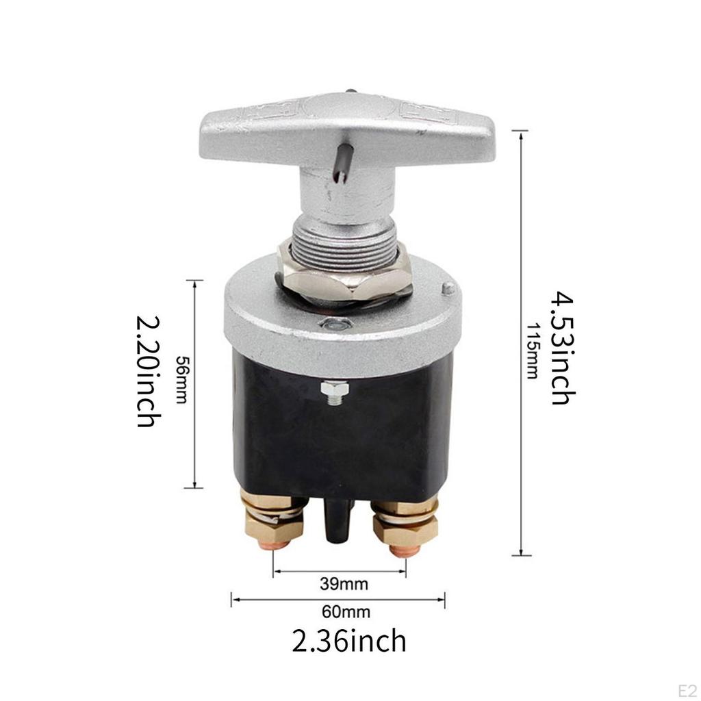 Battery Disconnect Switch 500A Accessory Sturdy for Engineering Vehicles Kill Locking Panel