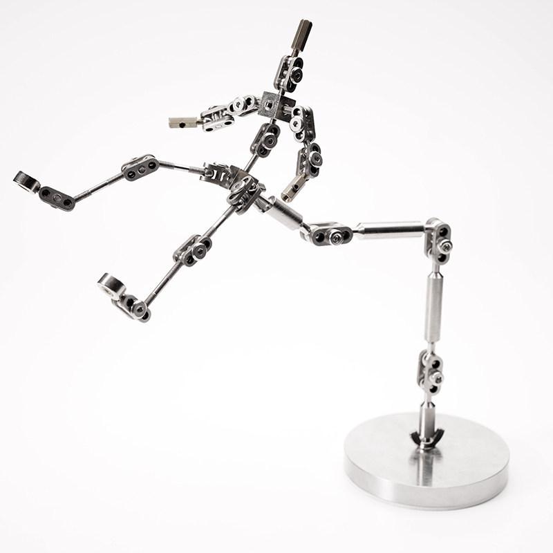 Supporto per Animazione Stop Motion Universale AR-mini - Fissaggio Rotondo in Acciaio Inossidabile