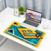 Geometry Dash Print Mouse Pad, Anti‑Slip Desktop Keyboard Mat, for PC Laptop Gaming Working Daily Use, Cool Festival Surprise Gift