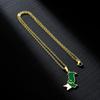 Pakistan Flags Pendant Necklace Fashionable National Maps Neckchains Adjustable Ethnic Collarbone Chains Couple Gifts