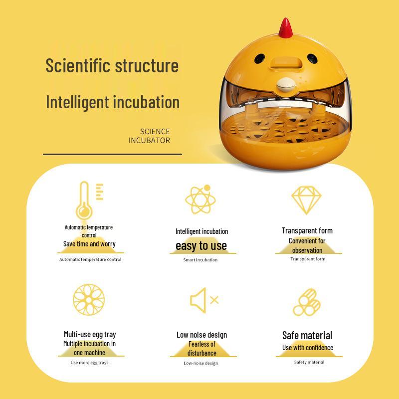 Smart Parrot Egg Incubator: Compact, Constant Temperature, Ideal for Small Households, Gifts, and Toy Collections.