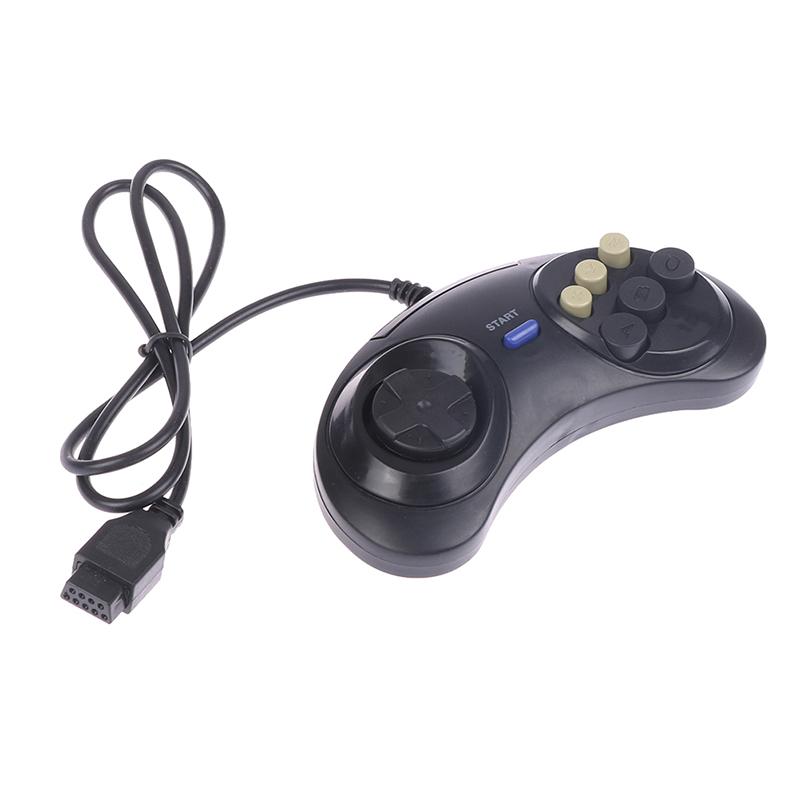 

Классический проводной игровой контроллер Joypad Handle с 6 кнопками для Sega Md2 Mega Drive
