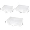 1Pc Transparent Storage Container Plastic Dustproof Box Stationery Jewelry Portable Large Capacity A4 A5 File Organizer Supplies
