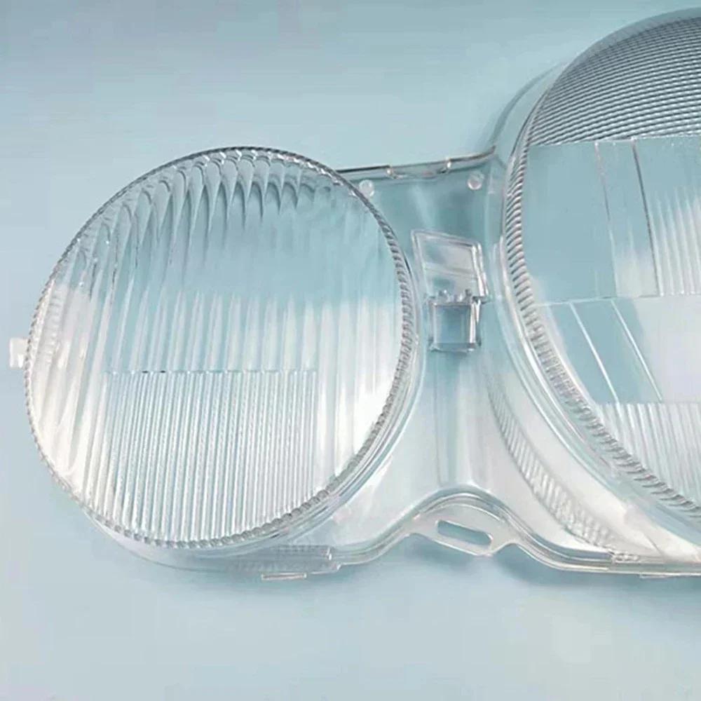 VFOSQ1 Car Front Headlamp Glass Lamp Transparent Lampshade Shell Headlight Cover For Mercedes-Benz E-Class W210 E230 E350 1995~2001