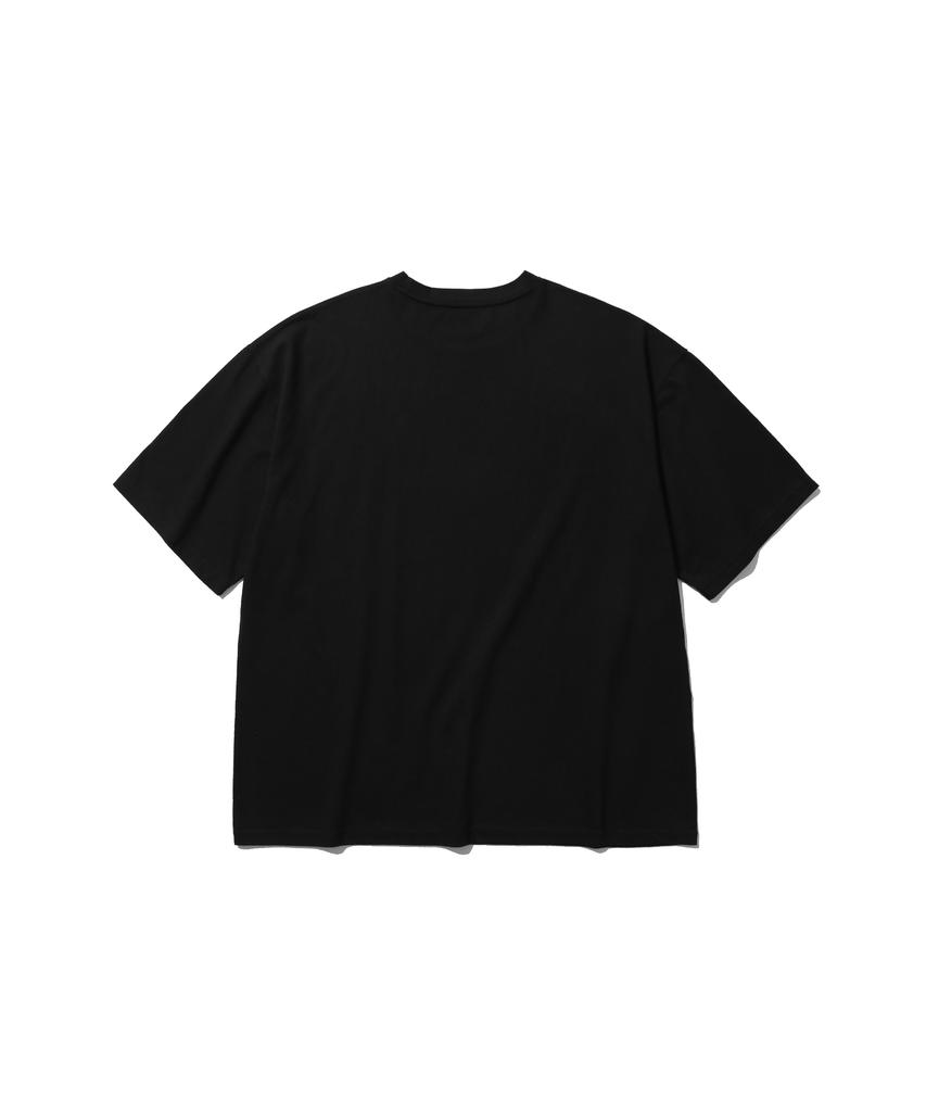 ANGLAN Essential Layer Half Tee - Black